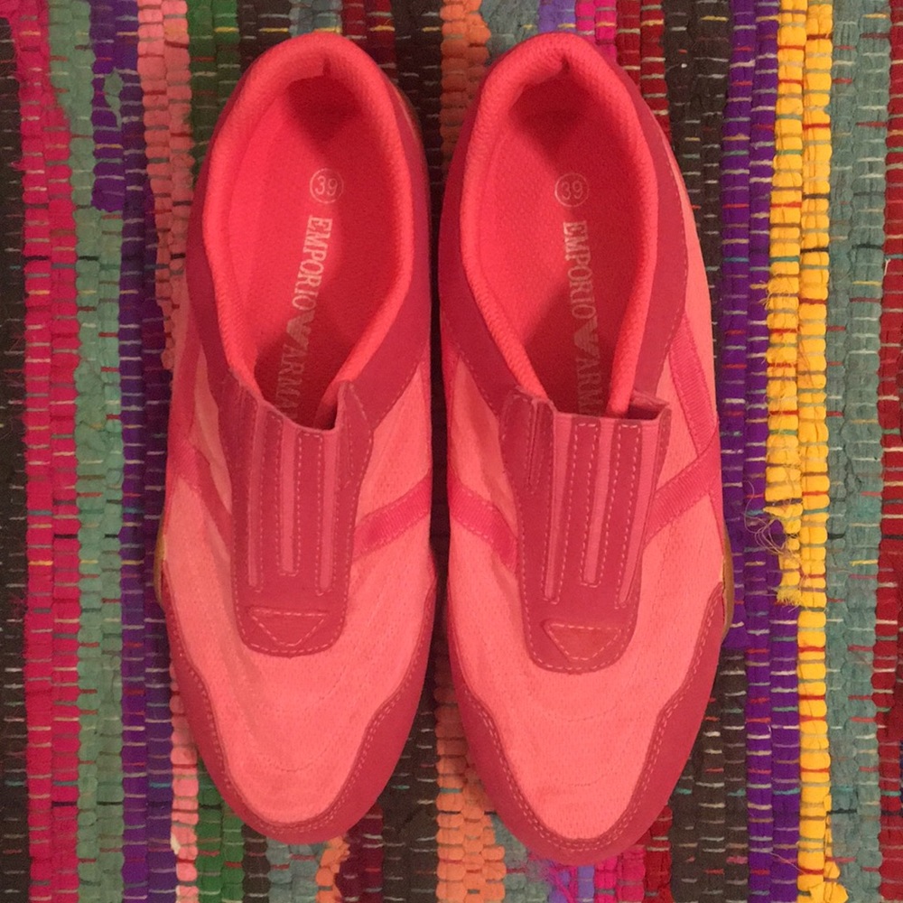 New Emporio Armani 39 hot pink shoes